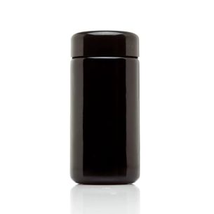 CONTENEDOR VIDRIO NEGRO UV CON TAPA